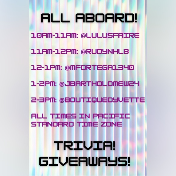 I’M ON MONDAYS & FRIDAYS @ 11AM PST✨SHARE SHOWS✨ COME HANG OUT WITH ME! 🥰 - Picture 3 of 12